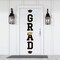 Big Dot of Happiness Gold Graduation Party Decor - Vinyl Wall Decals - Grad